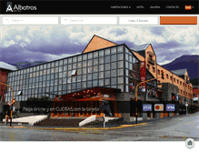 Tablet Screenshot of albatroshotel.com.ar